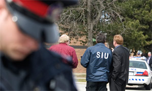 SIU investigator on scene