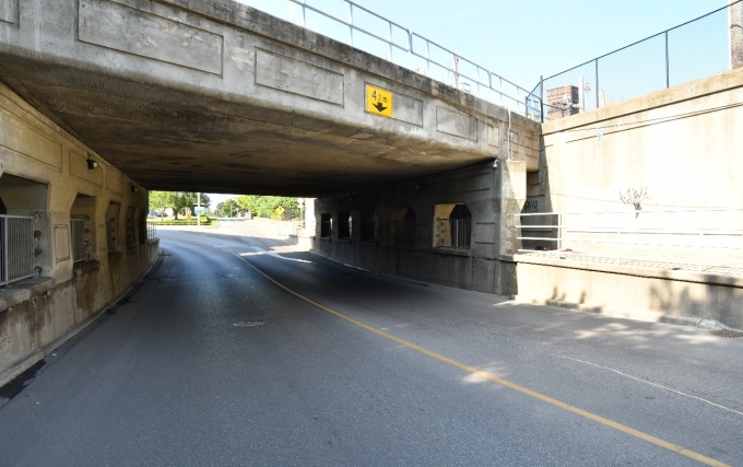 Figure 1 – Scene of the Complainant’s fall from the West Street Bridge