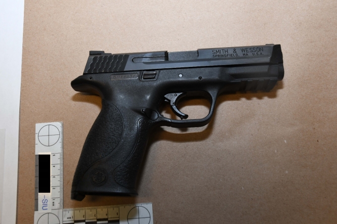 Figure 3 - The firearm the SO used to shoot the Complainant.