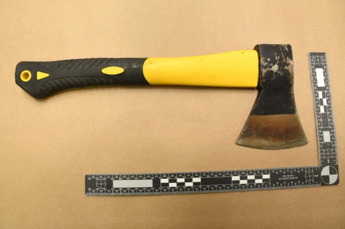 Figure 3 – A clearer picture of the hatchet.