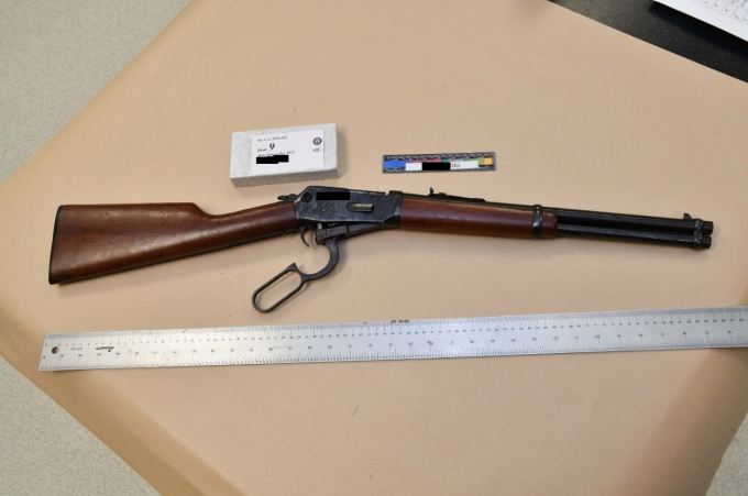 Figure 1 - La carabine à levier Winchester modèle 94AE de calibre .44.