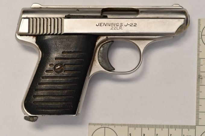 Figure 2 - Le pistolet Jennings modèle J-22.