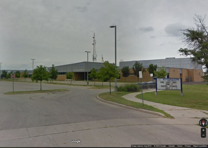 Figure 1 – Google Maps photograph of Ryerson Public School entrance 