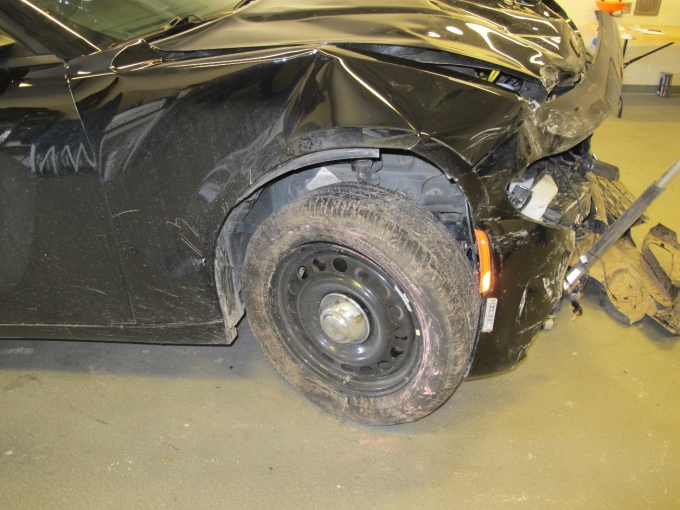 Figure 1 – Photo of the SO’s vehicle (frontal damage) 