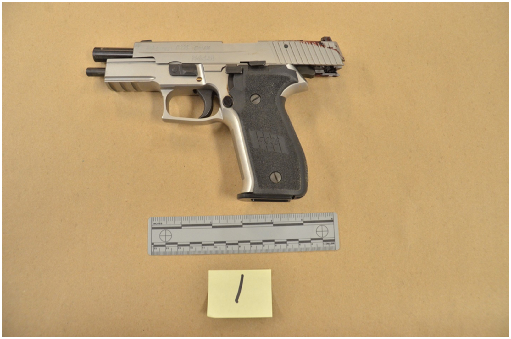 Photo of the gun from the scene