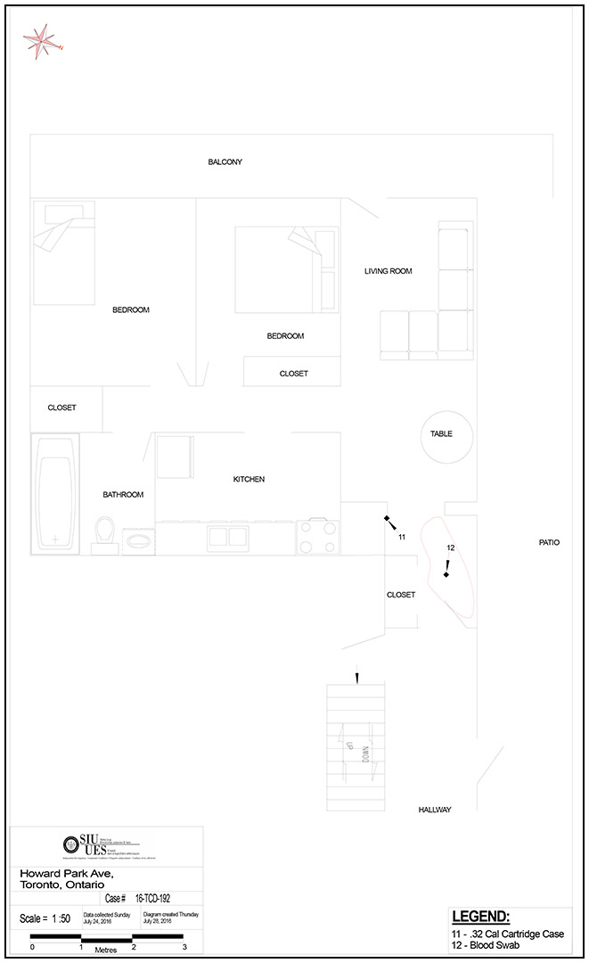 Scene diagram - apartment