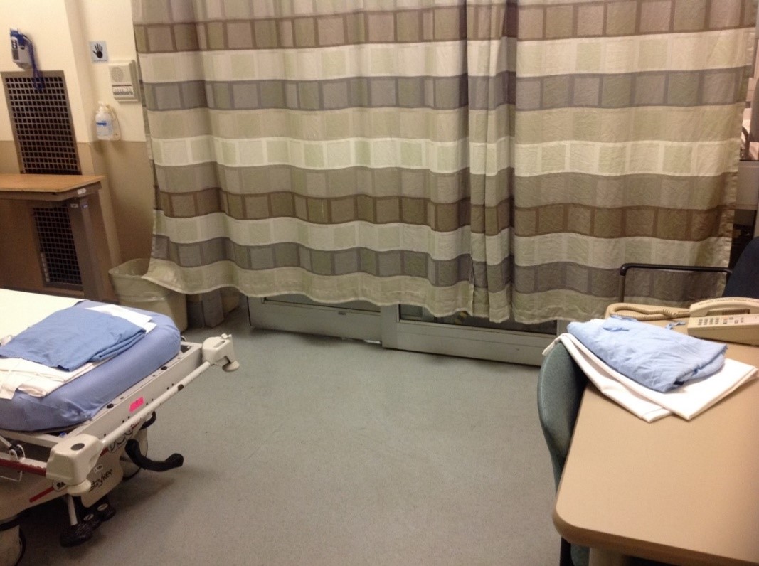 Scene photo - hospital room