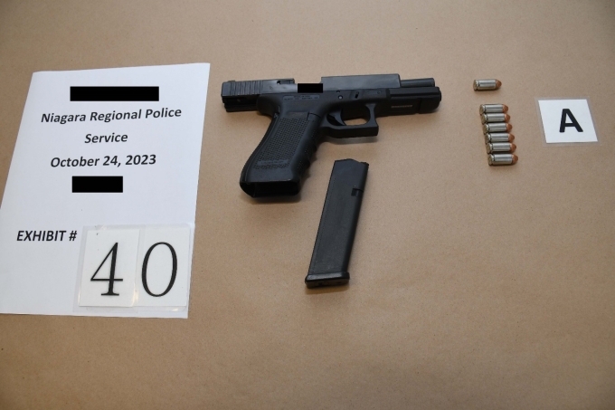 Figure 2 - SO #2's Glock 22 pistol and magazine