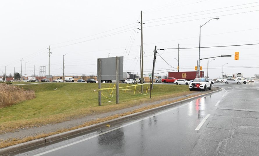 Figure 1 - Northeast corner of the intersection of Highway 27 and Steeles Avenue West