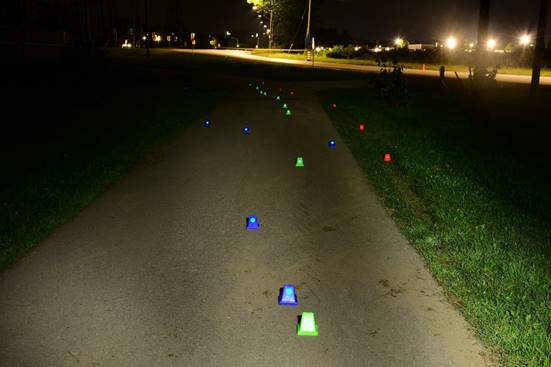 Figure 2 - The maintenance path the Complainant’s vehicle travelled along.