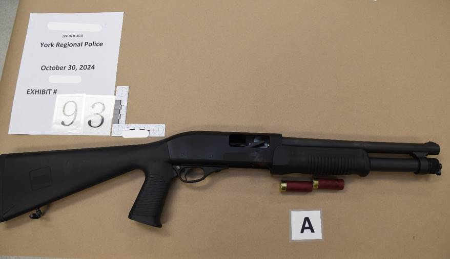 Figure 3 - The shotgun used by the Complainant