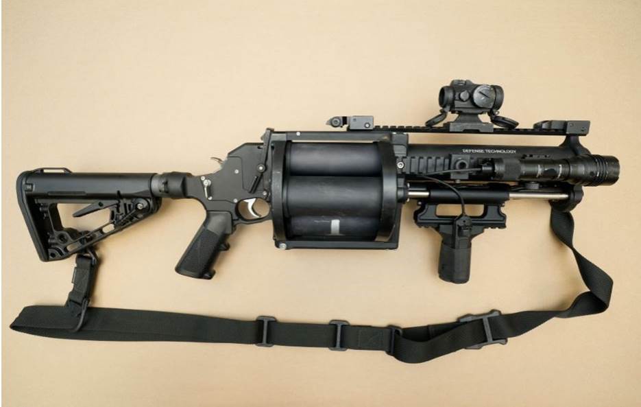 Figure 3 - The SO's extended range impact weapon (40 mm launcher)