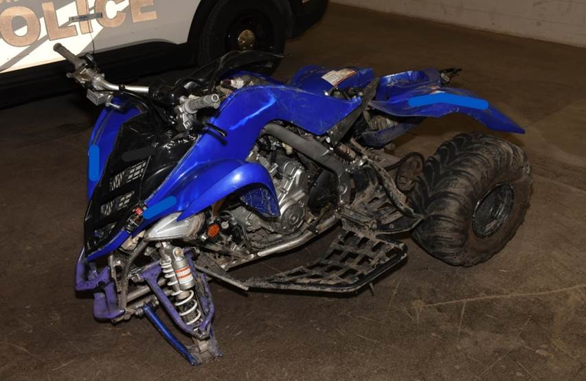 Figure 4 - Damaged ATV