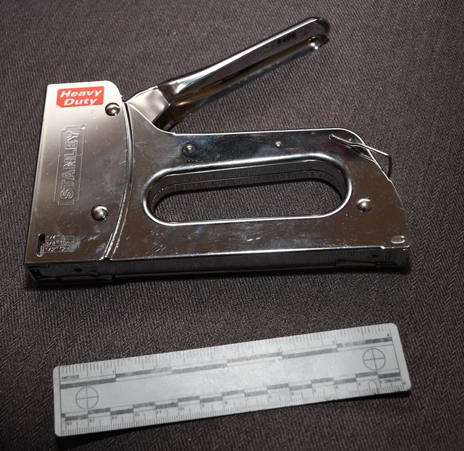 Figure 6 - Complainant's staple gun