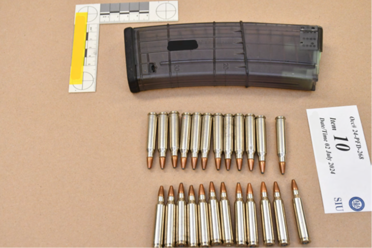 Figure 3 - Magazine containing 24 Remington .223 caliber cartridges