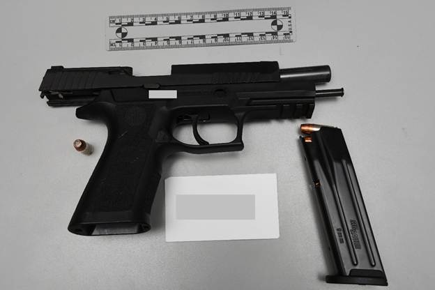 Figure 2- SO’s firearm, cartridge and magazine