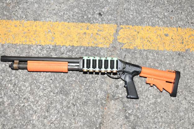 Figure 3 - Remington R-870 less-lethal shotgun used by SO