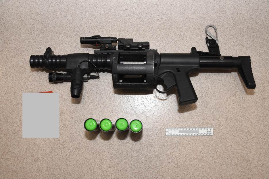 Figure 2- SO #2&rsquo;s ARWEN with four ARWEN cartridges