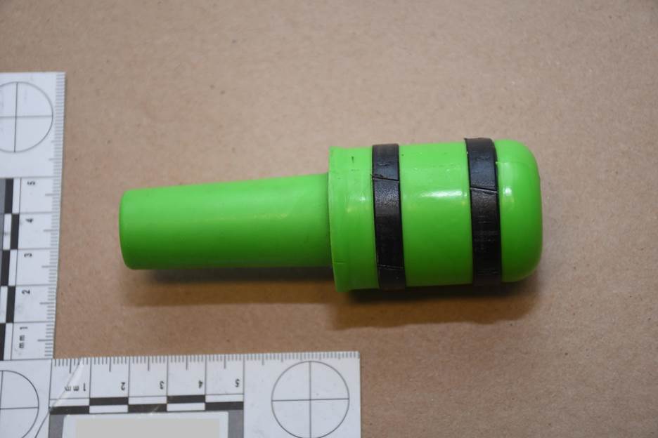 Figure 3 - A recovered ARWEN projectile