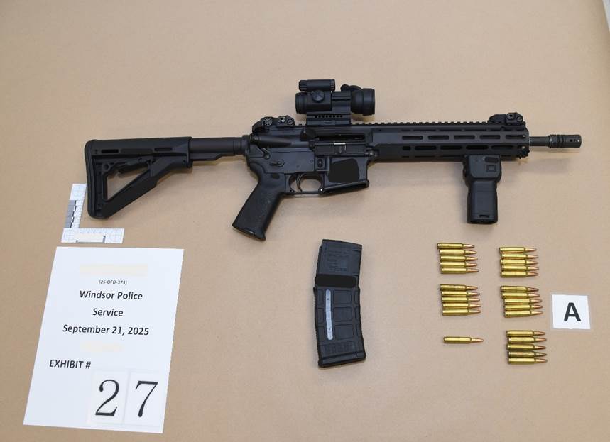 Image 4 – SO #3’s C8 rifle and magazine