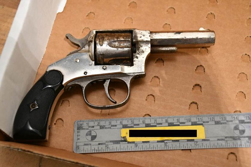 les armes à feu récupérées